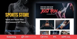 Sports Store 1.1.8 GPL Theme