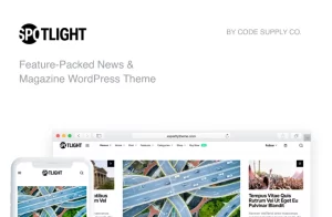 Spotlight Fast News Magazine WordPress Theme 1.7.2 GPL Theme