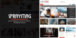 Spraymag eCommerce, Magazine, Responsive Blog Theme 4.0 GPL Theme