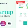 StartEricus Clean and Minimalistic Startup Landing Page WordPress Theme 1.0.0破解版主题