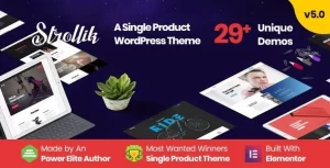 Strollik Single Product WooCommerce WordPress Theme 4.0.2 GPL Theme