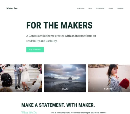 StudioPress Maker Pro Theme 1.0.1 GPL Theme