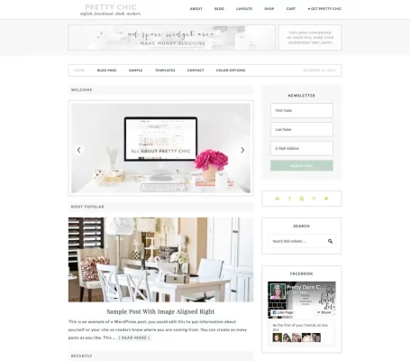 StudioPress Pretty Chic Pro Theme 1.0.0 GPL Theme
