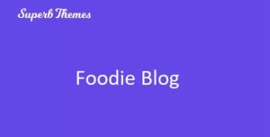 Superb Foodie Blog 110.2 GPL Theme