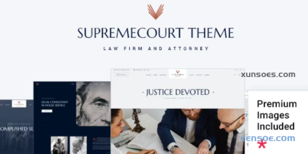 SupremeCourt Law Firm and Attorney Theme 1.0.0 GPL Theme