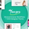 TEEPRO Woocommerce Custom T Shirt Designer WordPress Theme 3.7.2破解版主题