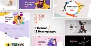 Tabula Art, Music Language School 1.2.4 GPL Theme