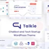 Talkie Chatbot and Tech Startup WordPress Theme 1.1.5破解版主题