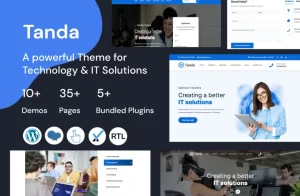 Tanda Technology IT Solutions WordPress Theme 2.1.1 GPL Theme
