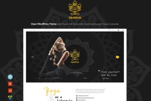 Tantra A Yoga Studio and Fitness Club WP Theme 1.0.5 GPL Theme