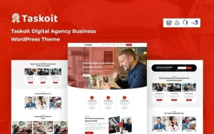 Taskoit Digital Agency Business WordPress Theme 1.0.0 GPL Theme