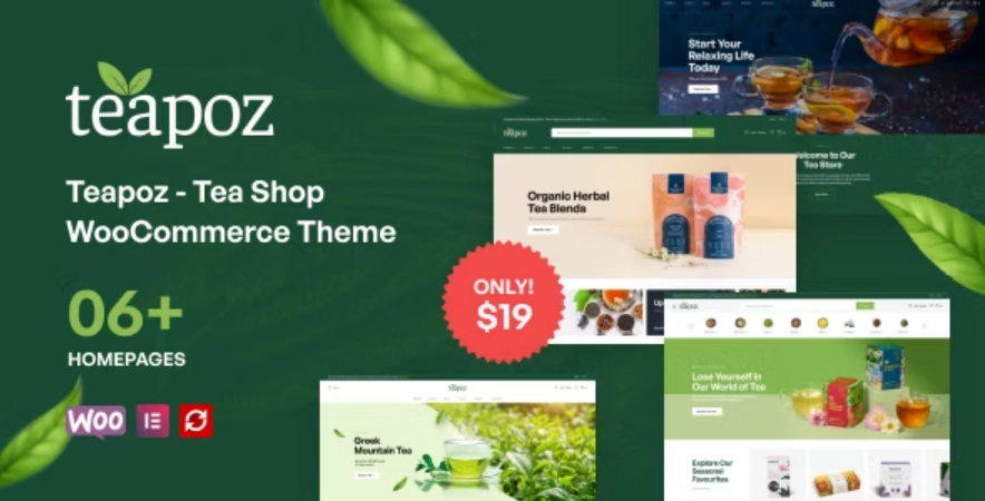 Teapoz Tea Shop WooCommerce Theme 1.1.1 GPL Theme 1 Teapoz Tea Shop WooCommerce Theme 1.1.1 GPL Theme