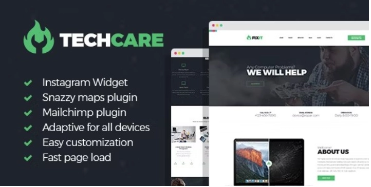 TechCare Electronics Repair WordPress Theme 1.1.0 GPL Theme 1 TechCare Electronics Repair WordPress Theme 1.1.0 GPL Theme