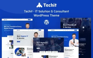 Techit IT Solution Consultant WordPress Theme 1.0.0 GPL Theme
