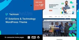 Technum | IT Solutions Technology WordPress Theme 1.0.4 GPL Theme