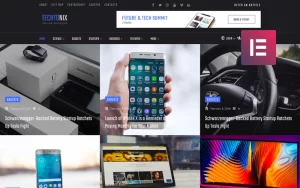 Techtonix Tech Blog WordPress Elementor Theme WordPress Theme 1.1.0 GPL Theme