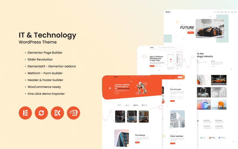 Techy Multipurpose IT Technology WordPress Theme 1.0.2 GPL Theme 1 Techy Multipurpose IT Technology WordPress Theme 1.0.2 GPL Theme
