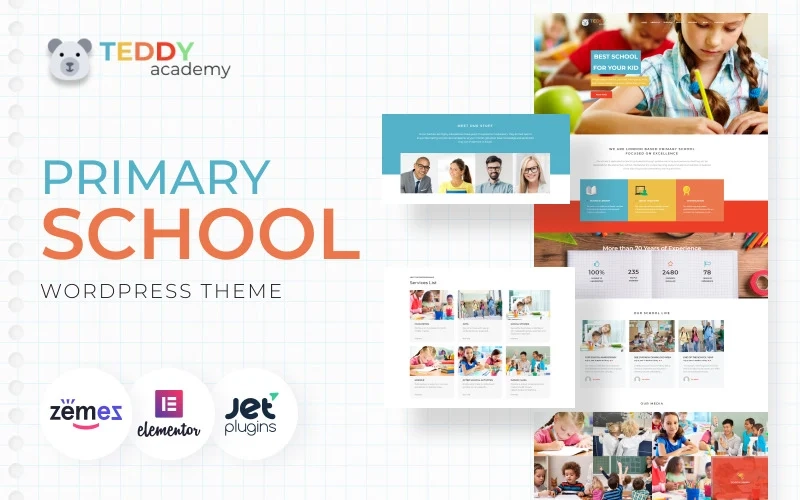 Teddy Academy Primary School WordPress Elementor Theme WordPress Theme 1.0.1 GPL Theme 1 Teddy Academy Primary School WordPress Elementor Theme WordPress Theme 1.0.1 GPL Theme