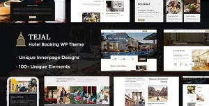 Tejal Hotel WordPress 2.1 GPL Theme