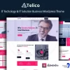 Telico IT Technology IT Solutions Business WordPress Theme 2.0.0破解版主题