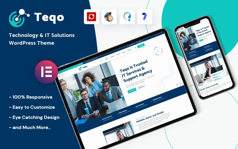 Teqo Technology and IT Solutions WordPress Theme 1.0.0 GPL Theme 1 Teqo Technology and IT Solutions WordPress Theme 1.0.0 GPL Theme