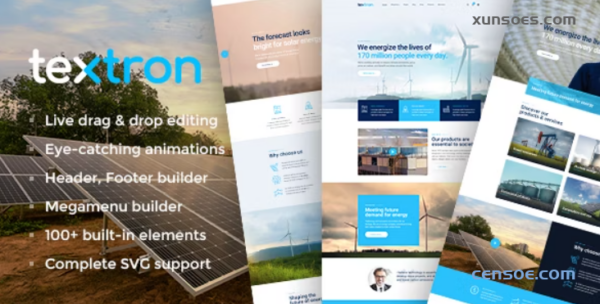 Textron Industrial WordPress Theme + WooCommerce Shop 1.6 GPL Theme