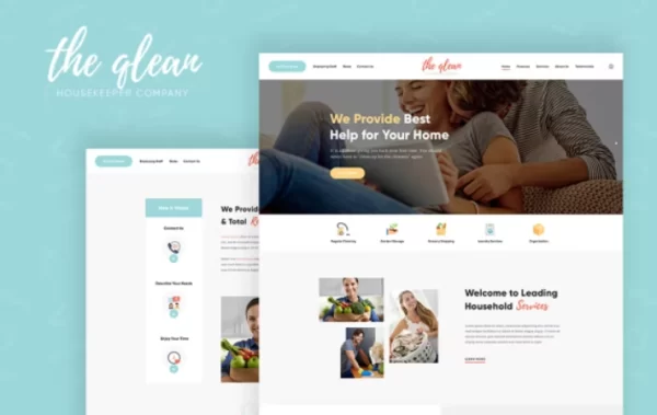 The Qlean WordPress Theme 1.2.2 GPL Theme