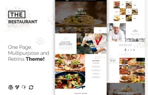The Restaurant Restauranteur and Catering WP Theme 1.4.1 GPL Theme