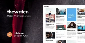 The Writer Modern WordPress Blog Theme 1.0.0 GPL Theme