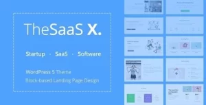 TheSaaS X Responsive SaaS, Startup Business Theme 1.1.5 GPL Theme