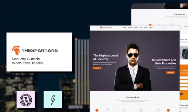 TheSpartans – Security Guards Theme 1.5 GPL Theme