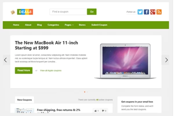 Theme Junkie – Deals 1.1 GPL Theme