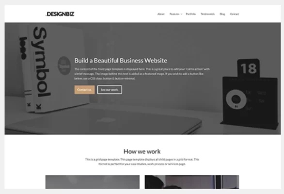 Theme Junkie – Designbiz 1.0.2 GPL Theme