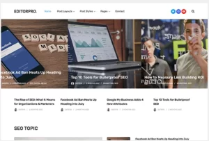 Theme Junkie – EditorPro 1.0.0 GPL Theme