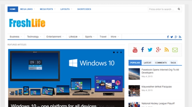Theme Junkie – FreshLife 3.0.3 GPL Theme 1 Theme Junkie – FreshLife 3.0.3 GPL Theme