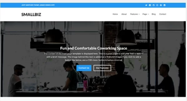 Theme Junkie – Smallbiz 1.0.2 GPL Theme