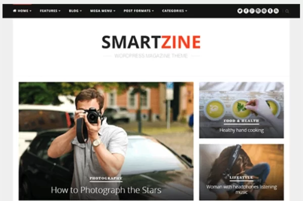 Theme Junkie – SmartZine 1.2.0 GPL Theme
