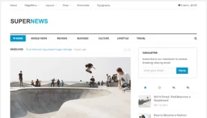 Theme Junkie – SuperNews 2.2.0 GPL Theme
