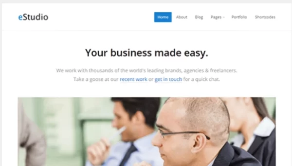 Theme Junkie – eStudio 1.0.1 GPL Theme