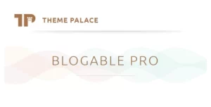 Theme Palace Blogable Pro 1.0.0 GPL Theme