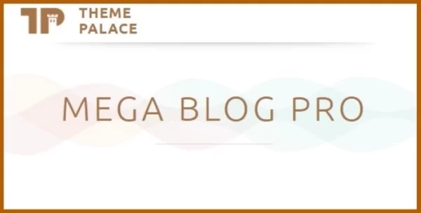 Theme Palace Mega Blog Pro 1.2.4 GPL Theme