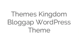Themes Kingdom Bloggap WordPress Theme 1.9.6 GPL Theme