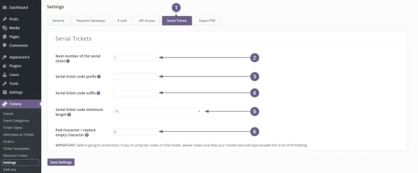 Tickera Serial Ticket Codes Addon 1.1.0 GPL Plugins