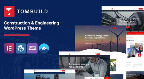Tombuild – Construction Engineering WordPress Theme 1.0 GPL Theme