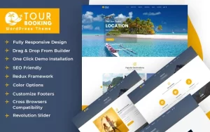 Tour Booking WordPress Theme 1.0.0 GPL Theme