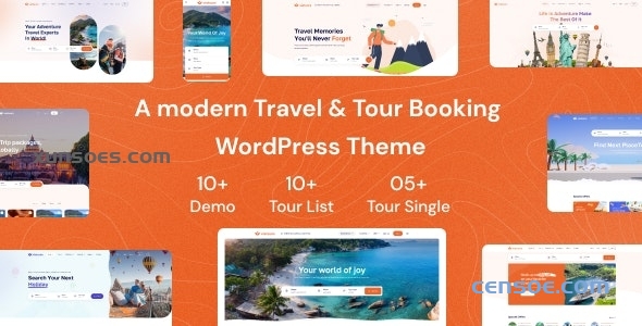 Tourio Travel Tour Booking WordPress Theme 1.0.2 GPL Theme