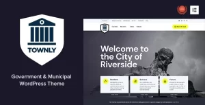 Townly Government Municipal WordPress Theme 1.1 GPL Theme