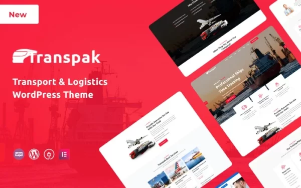 Transpak Transport and Logistics Responsive WordPress Theme 1.0.0 GPL Theme
