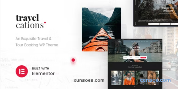 Travelcations Advanced Tour Elementor Theme 1.0.1 GPL Theme