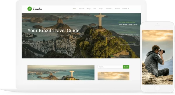 Traveler WordPress Theme 3.0.4 GPL Theme